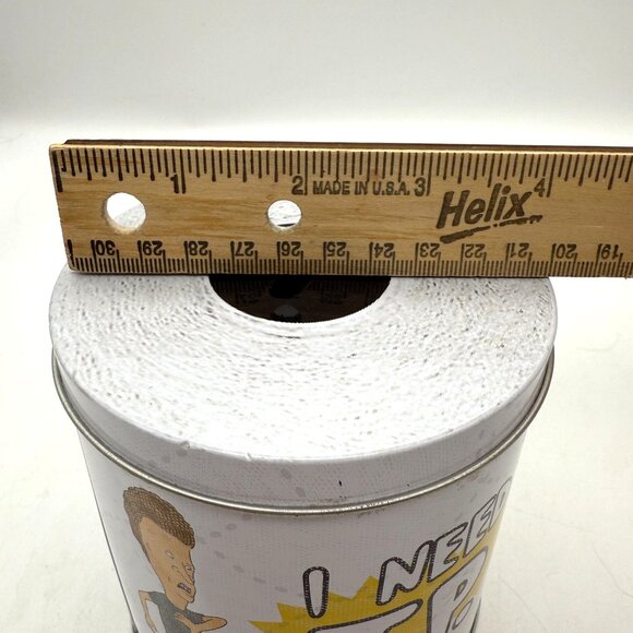 Beavis & Butt-Head Need TP Bunghole Cornholio Coin Bank Metal Tin MTV Mike Judge - Picture 10 of 10